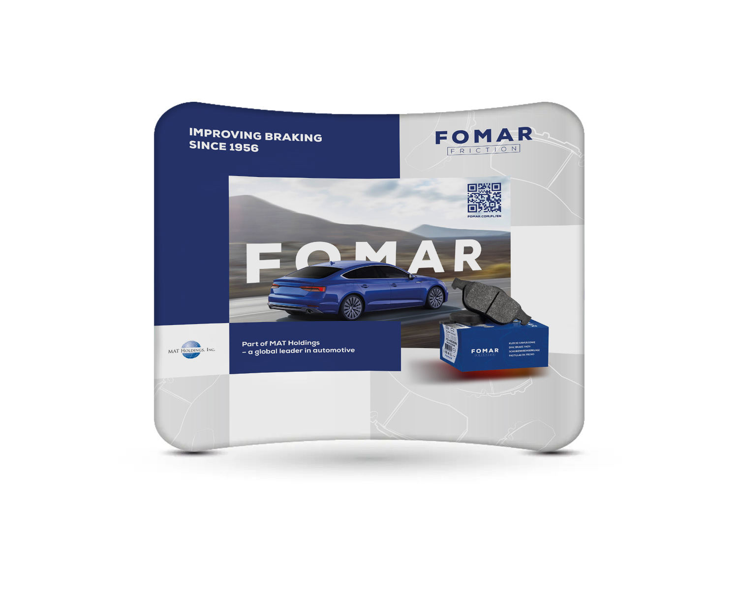 Ścianki tekstylne reklamowe – proste i łukowe