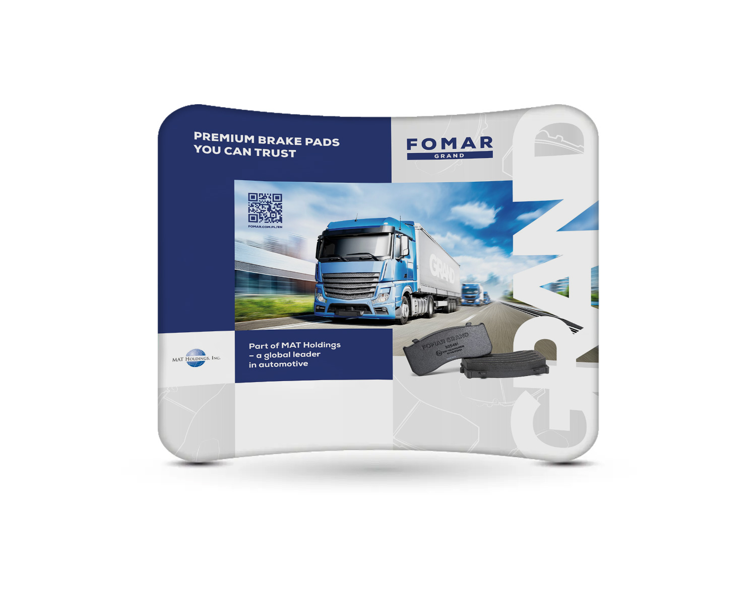 Ścianki tekstylne reklamowe – proste i łukowe